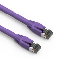 Bestlink Netware CAT8 S/FTP Ethernet Network Cable 24AWG 2GHz 40G- 3ft- Purple 100353PU